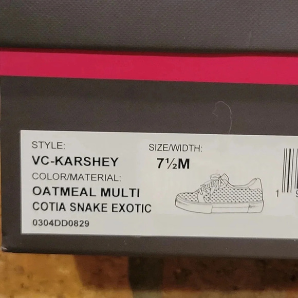 Vince Camuto Karshey Lace-up Platform Multi Snake Sneakers Wmns 7.5 - Picture 13 of 13